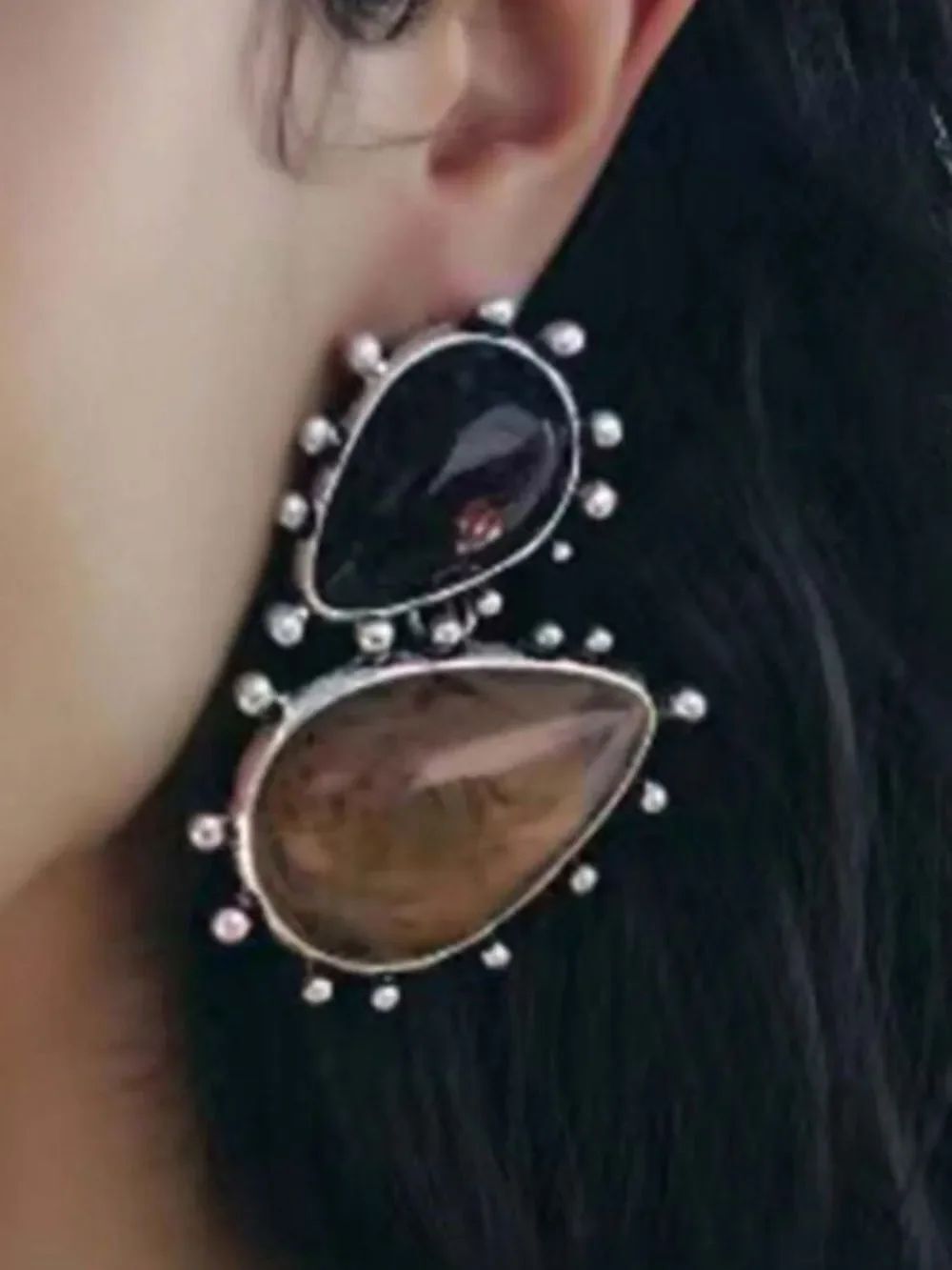 Statement drop earrings R699